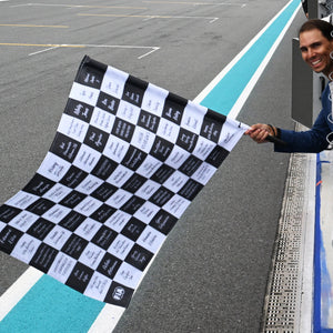 Miami Grand Prix 2027 personalised F1® chequered flag with your name official Formula 1 memorabilia