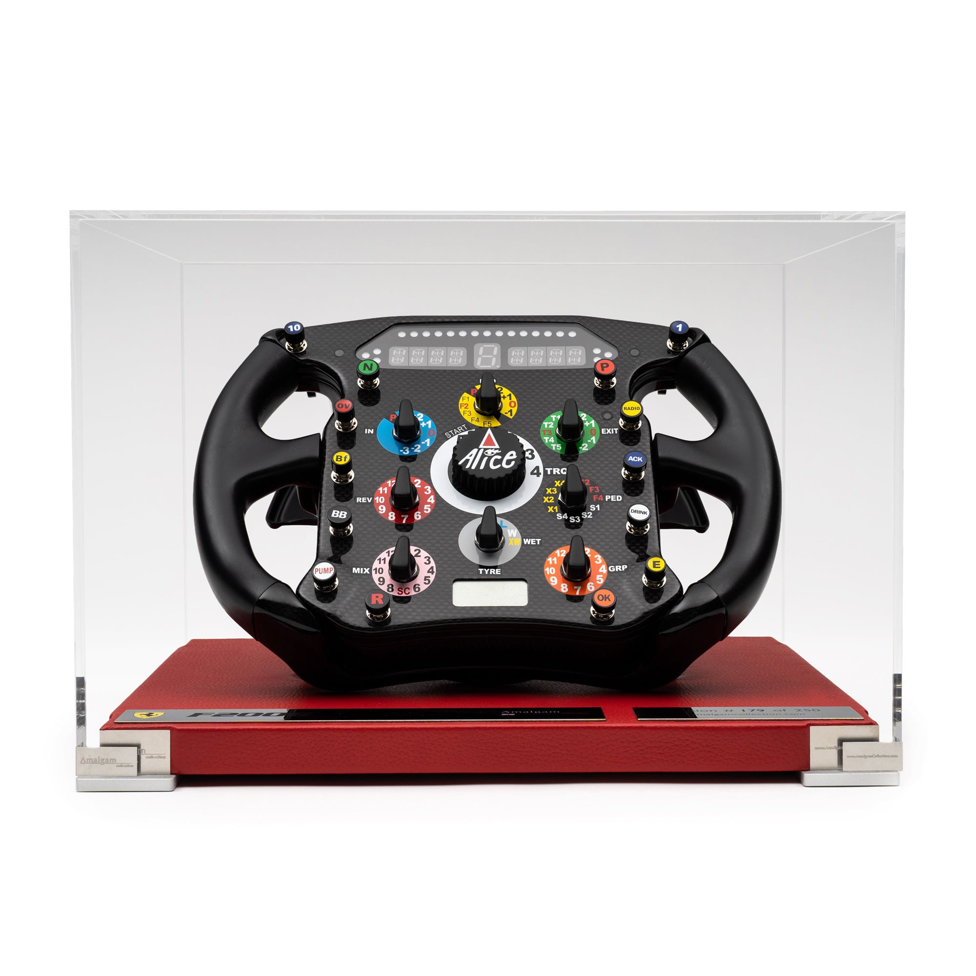 Ferrari F2008 (2008) 1:1 Scale Model Steering Wheel – Amalgam Collection