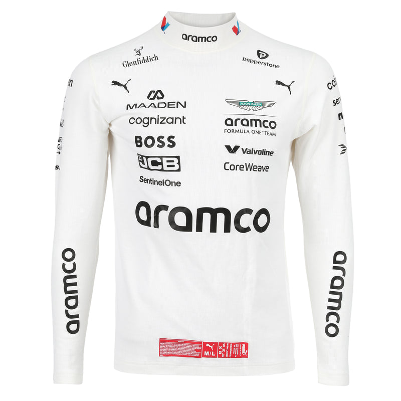 Felipe Drugovich race spec Aston Martin Aramco F1 Team 2025 Nomex from the Brazil Grand Prix memorabilia