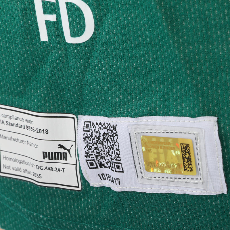 Felipe Drugovich 2025 Aston Martin Aramco F1® Team Grand Prix Used Nomex