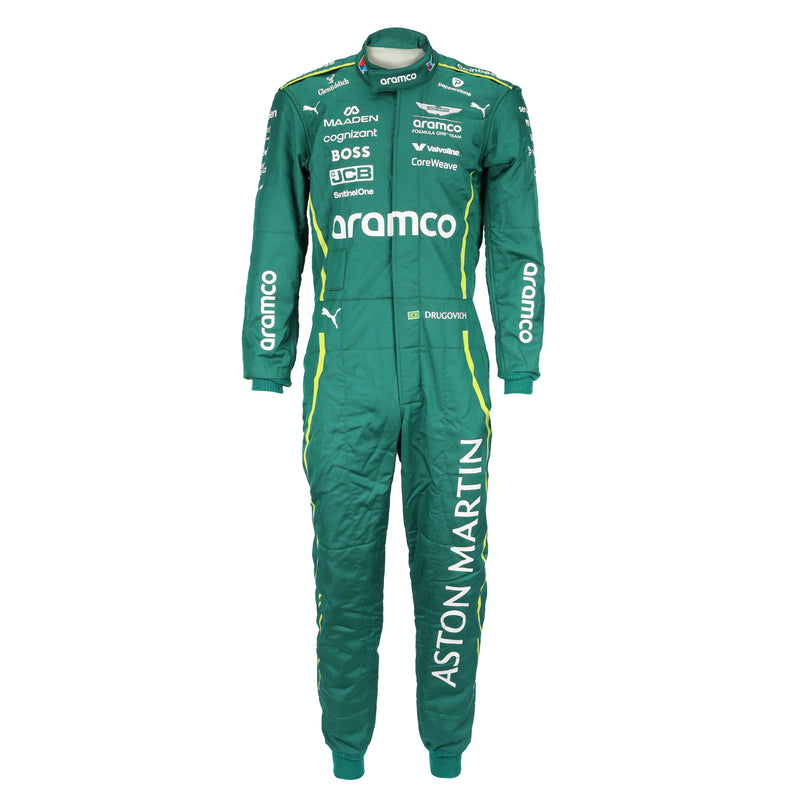 Auction LOT 043 - Felipe Drugovich 2025 Aston Martin Aramco F1 Team Suit
