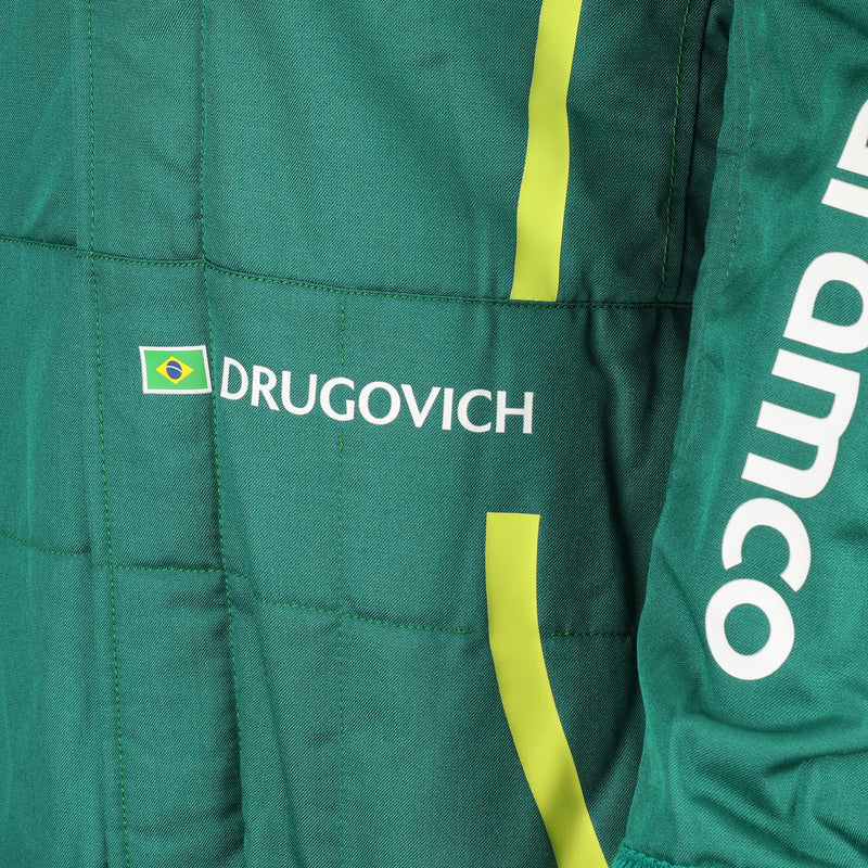 Auction LOT 043 - Felipe Drugovich 2025 Aston Martin Aramco F1 Team Suit