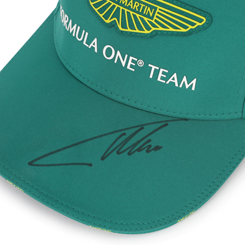 Fernando Alonso 2025 Signed Aston Martin Aramco Formula One Team Cap