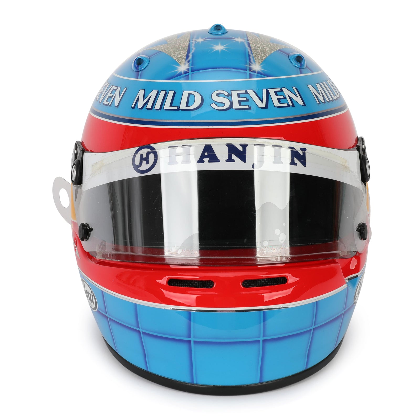 LOT 015 - Fernando Alonso 2003 Replica Helmet With Race Used Visor