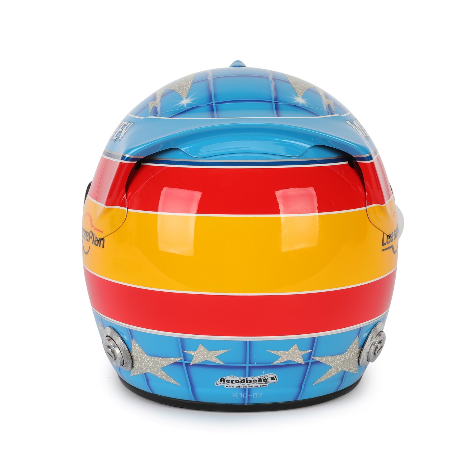 LOT 015 - Fernando Alonso 2003 Replica Helmet With Race Used Visor