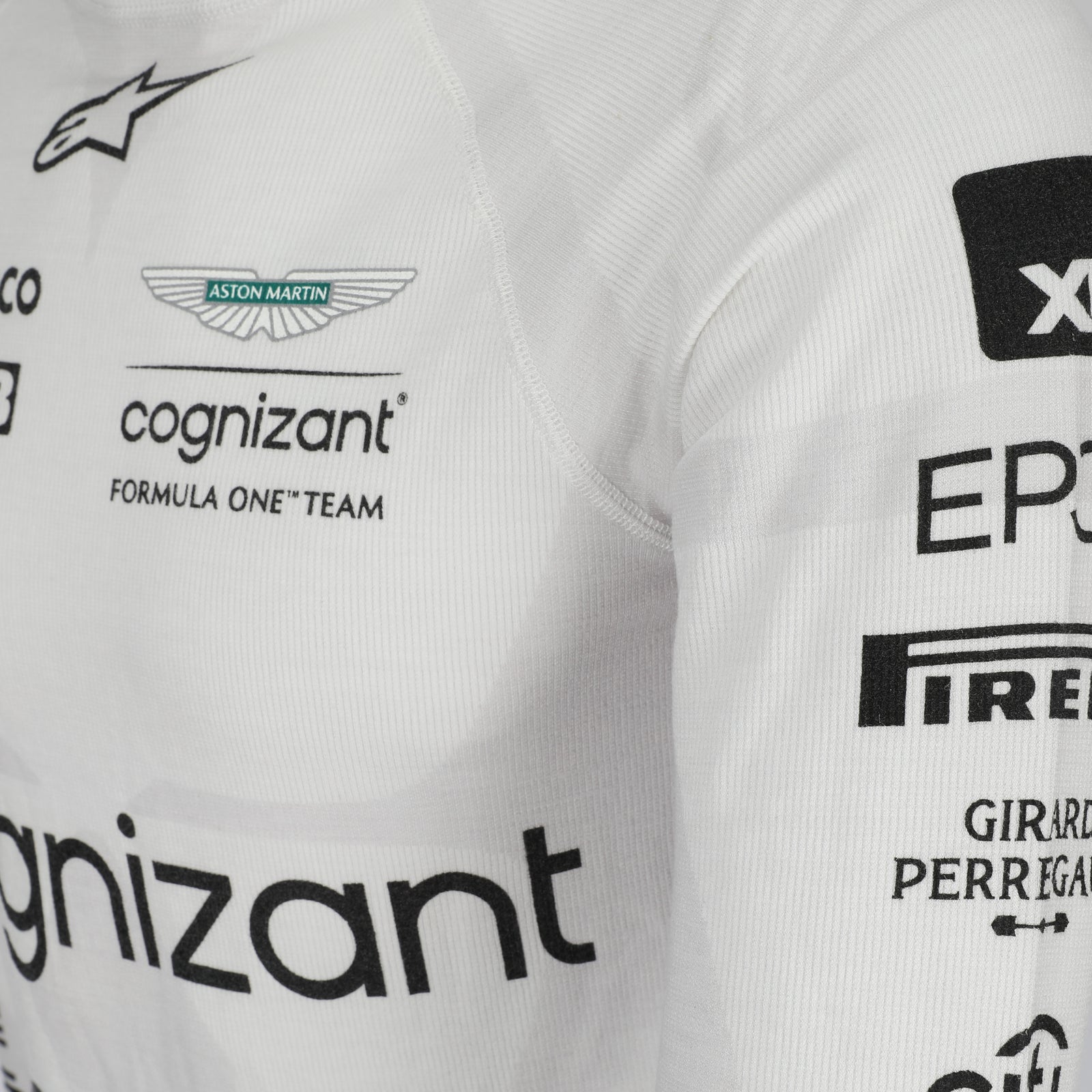 Auction LOT 124 - Fernando Alonso 2022  Aston Martin Aramco F1 Team Un-Signed Nomex - White