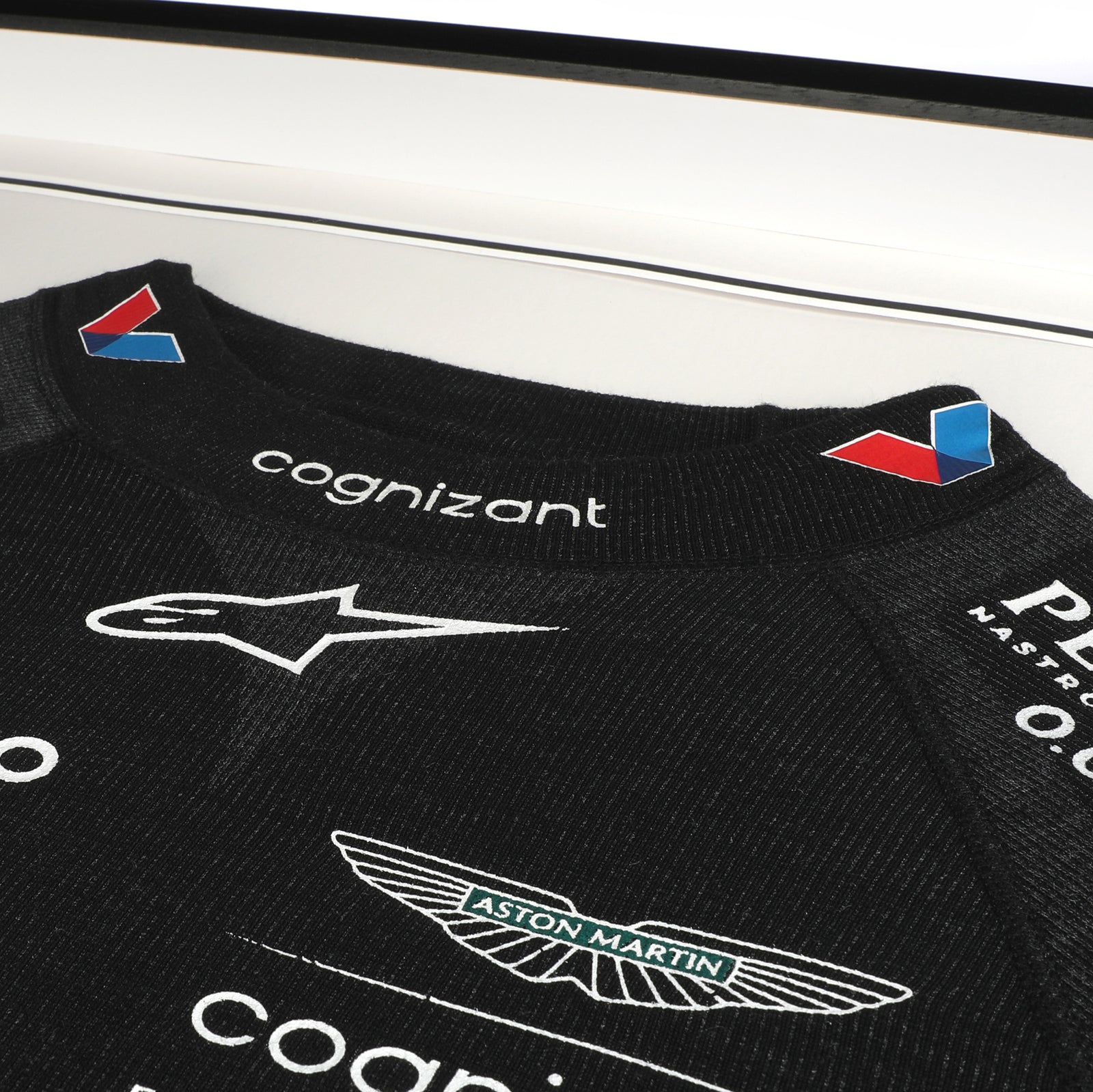 Formula 1 Fernando Alonso 2023 Aston Martin race-spec framed Nomex authentic memorabilia