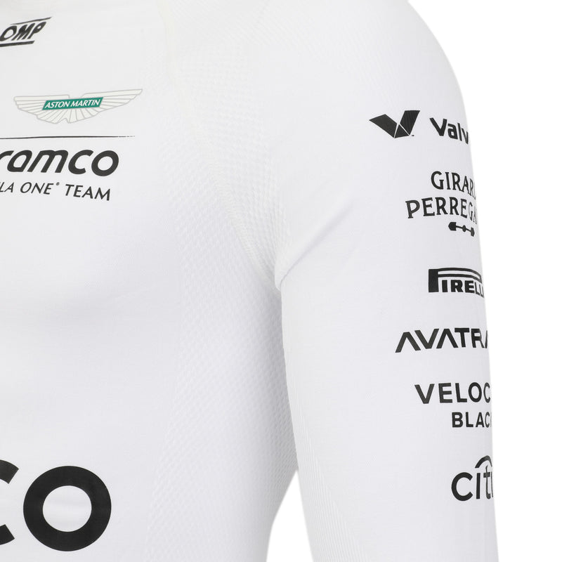 Fernando Alonso 2024 Aston Martin Aramco Formula One Team testing worn Nomex top collector item