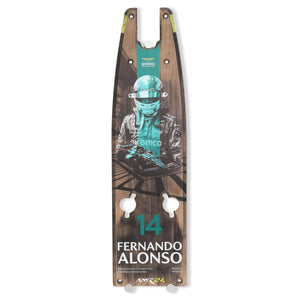 Fernando Alonso Skid Block Plank Wall Art
