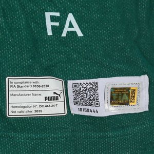 LOT 006 - Fernando Alonso 2025 Grand Prix Used Aston Martin Aramco Nomex