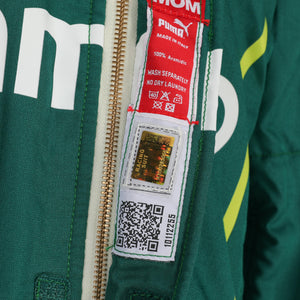 LOT 050 - Fernando Alonso 2025 Grand Prix Used Aston Martin Aramco Race suit