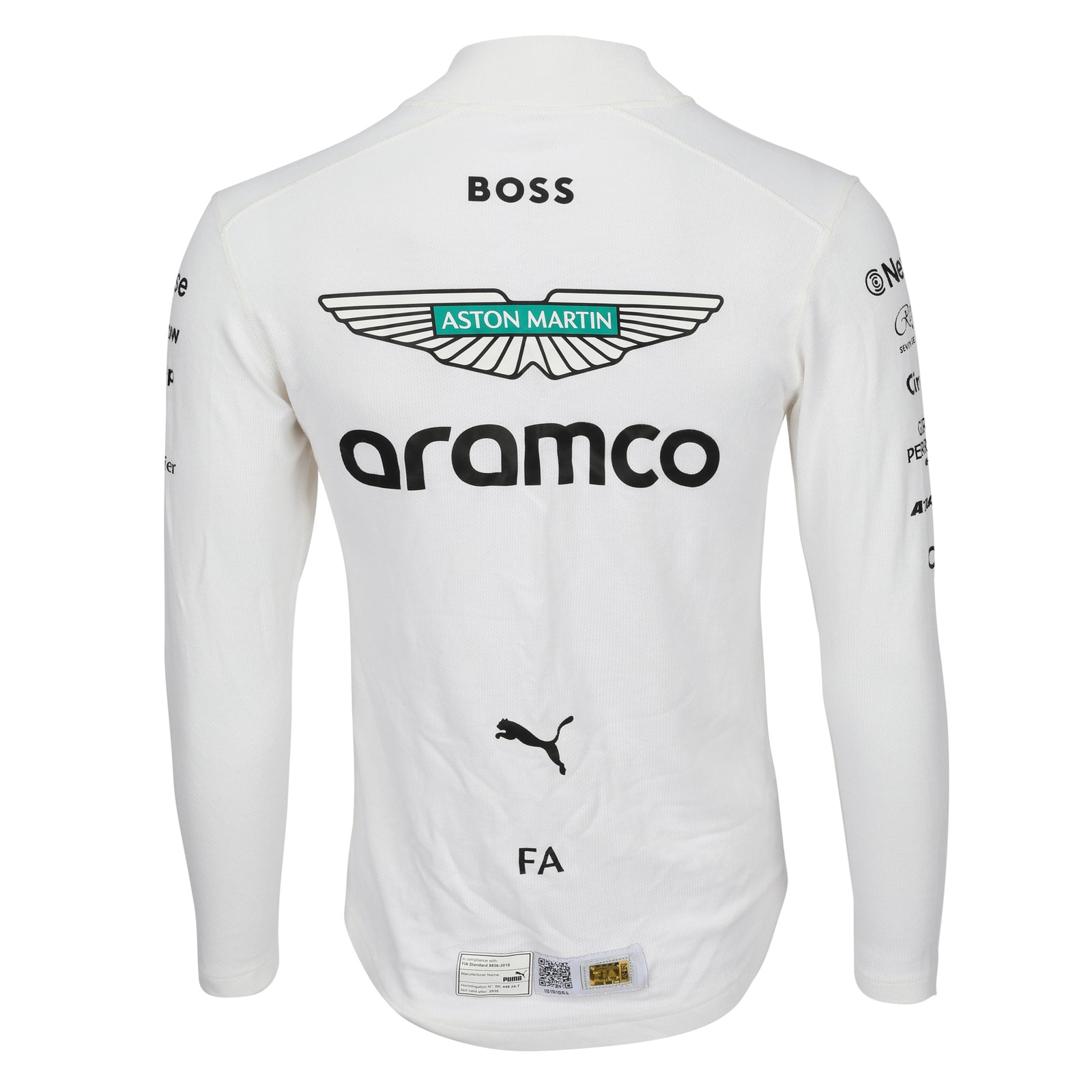 Auction LOT 048 - Fernando Alonso 2025 Aston Martin Aramco Formula One Team Nomex - Canadian GP