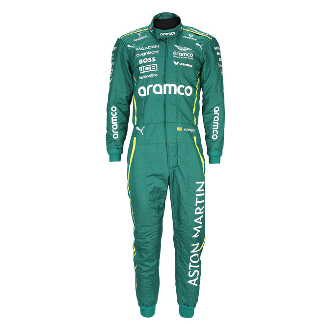 Season Launch LOT 082 - Fernando Alonso 2025 Aston Martin Aramco Race suit