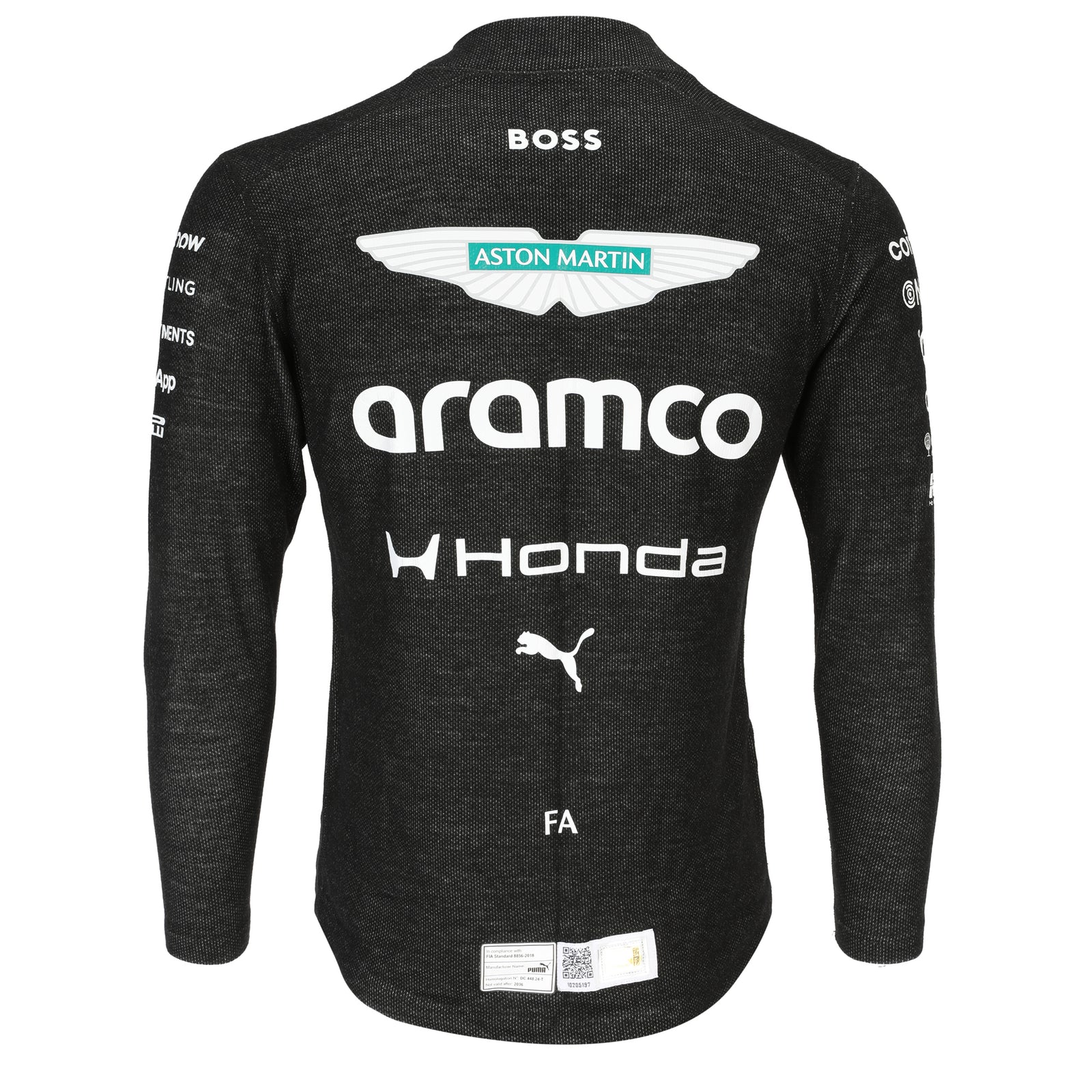 Season Launch LOT 059 - Fernando Alonso 2026 Aston Martin Nomex - Bahrain First Test