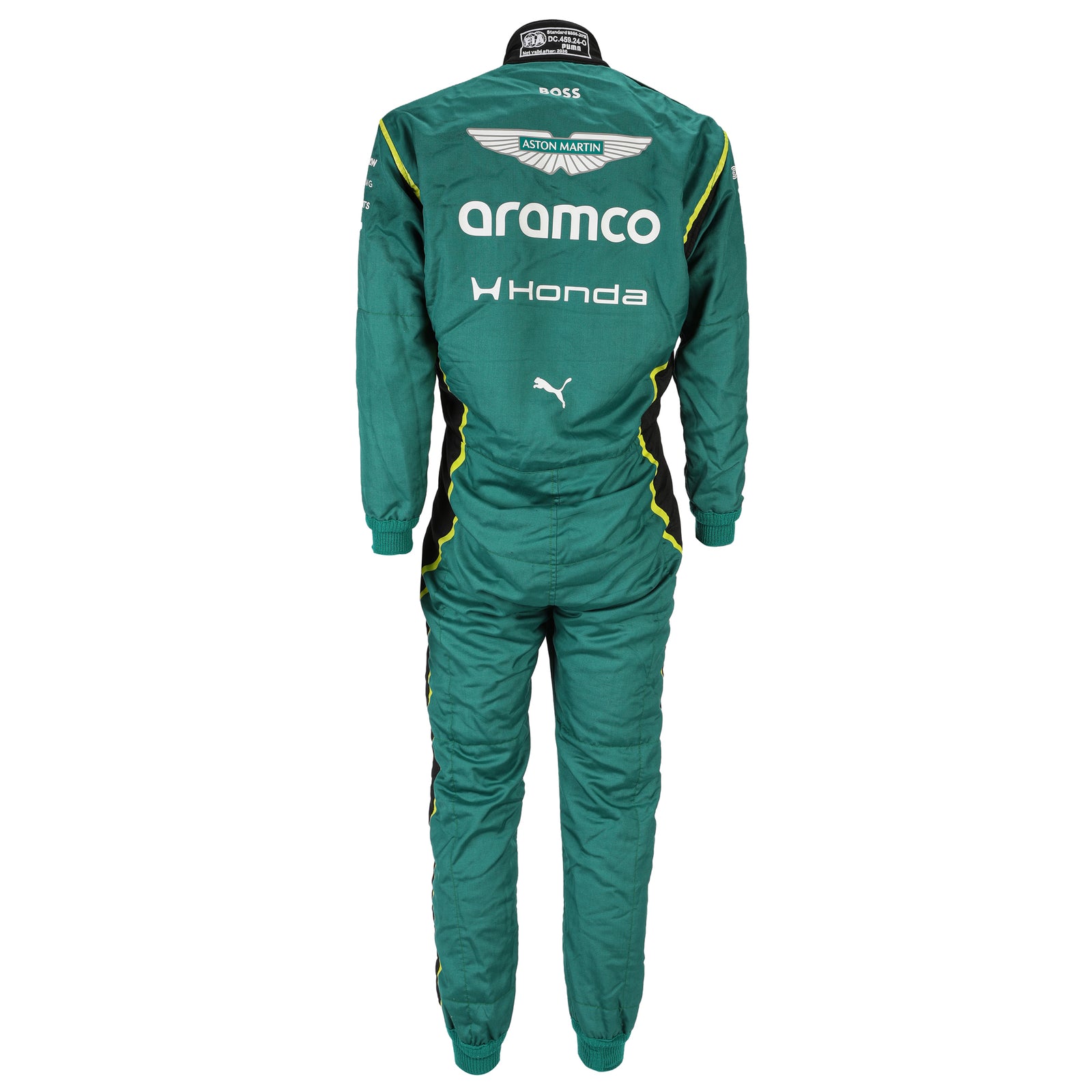 Season Launch LOT 051 - Fernando Alonso 2026 Aston Martin Suit - Bahrain First Test