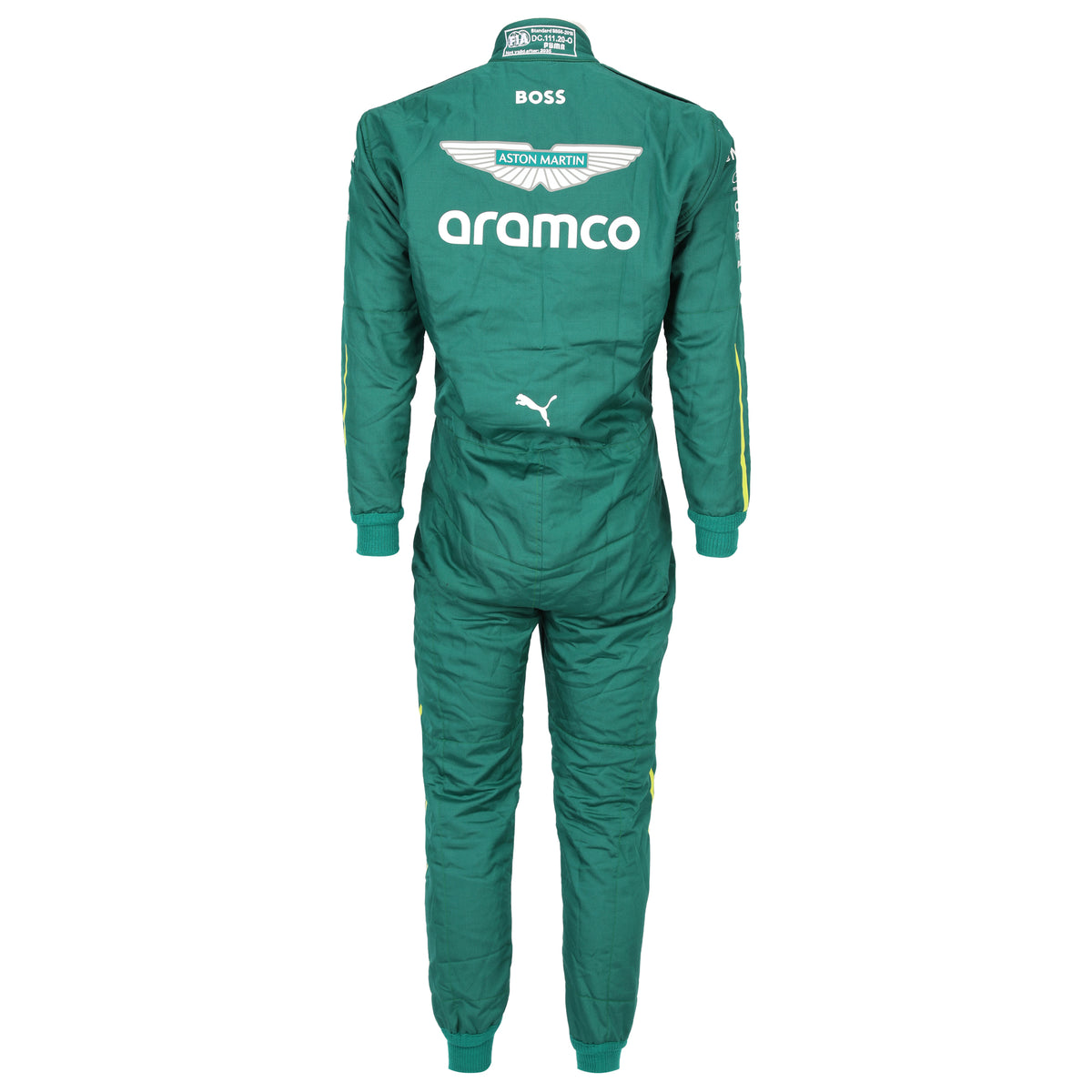The Austin Auction LOT 079 - Fernando Alonso Un-Signed 2025 Grand Prix Used Aston Martin Aramco Formula One Team Suit - AX00284927