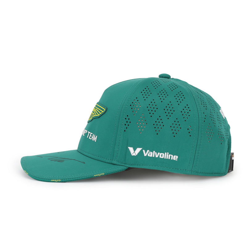 Fernando Alonso & Lance Stroll Dual Signed Aston Martin Aramco Formula One 2025 Team Cap