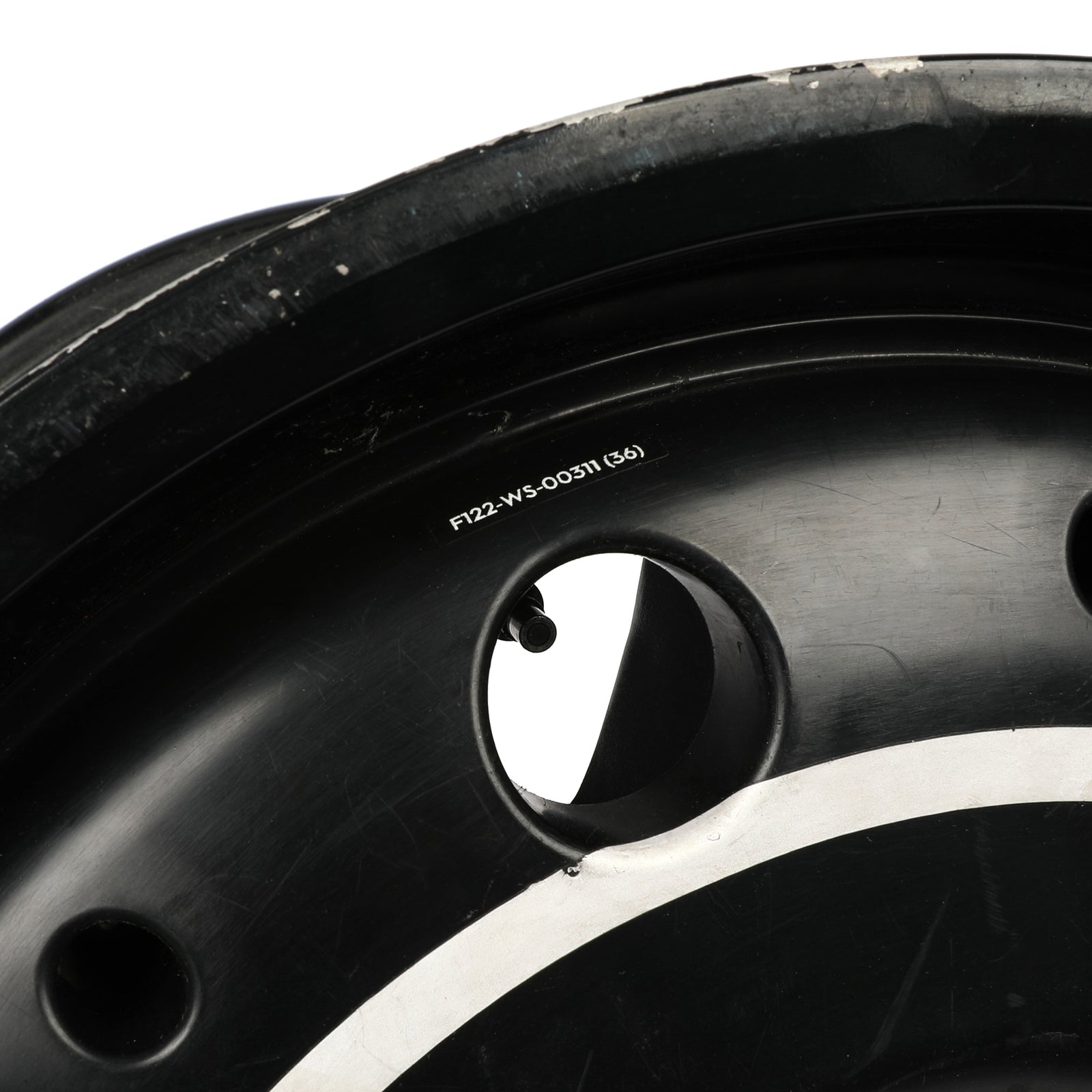 Williams Formula 1 Team Franco Colapinto front wheel rim table Las Vegas GP display furniture