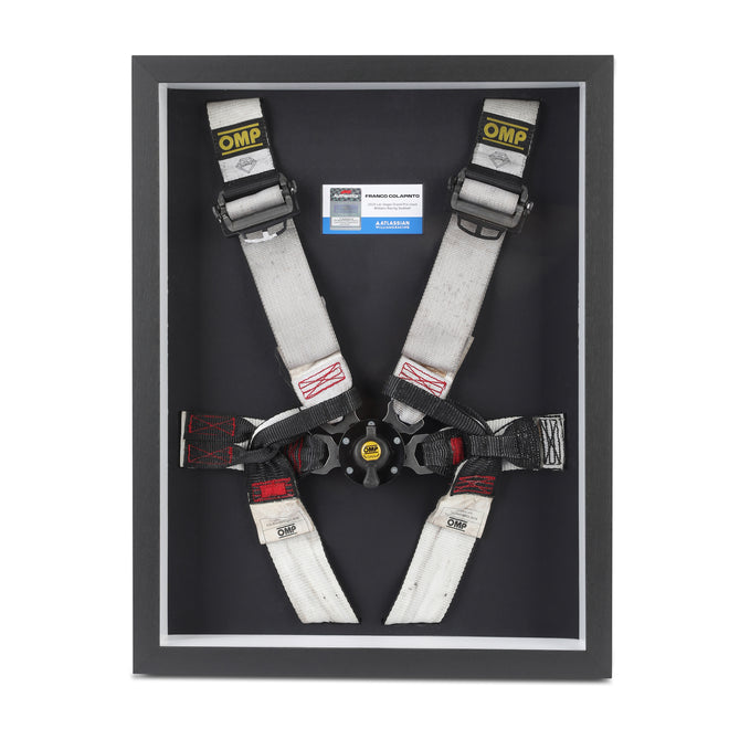 LOT 616 - Franco Colapinto 2024 Grand Prix Used Williams Racing Seatbelts - Las Vegas GP