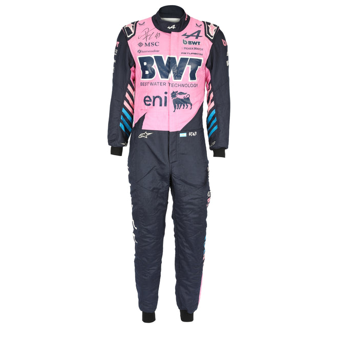 Miami Auction LOT 046 - Franco Colapinto 2026 Race-Used Suit – Australian Grand Prix
