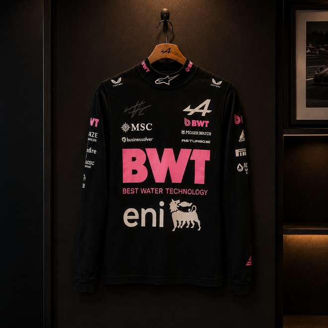 Franco Colapinto Signed 2026 BWT Alpine Formula One™ Team Nomex - Pre-Season Testing Worn
