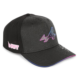 Franco Colapinto signed 2025 BWT Alpine Formula One Team official driver cap from the Las Vegas Grand Prix, authentic Formula 1 memorabilia