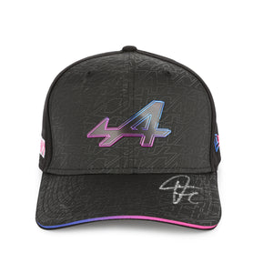 Authentic Franco Colapinto signed 2025 BWT Alpine Formula One Team driver cap from the Las Vegas Grand Prix, premium collector display