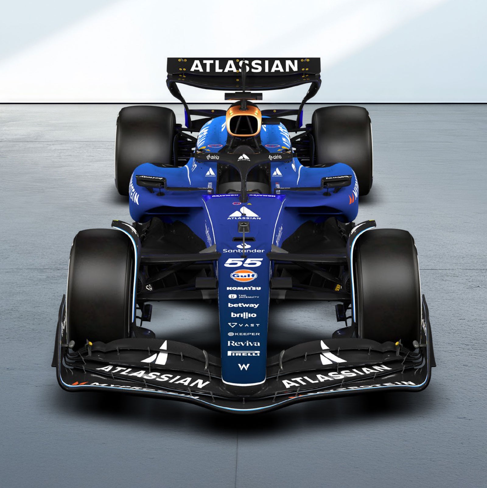 Season Launch LOT 010 - Carlos Sainz 2025 Williams FW47 Show Car - Azerbaijan GP
