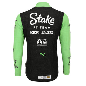 LOT 064 - Gabriel Bortoleto Stake Sauber 2025 Signed Nomex - Green and Black