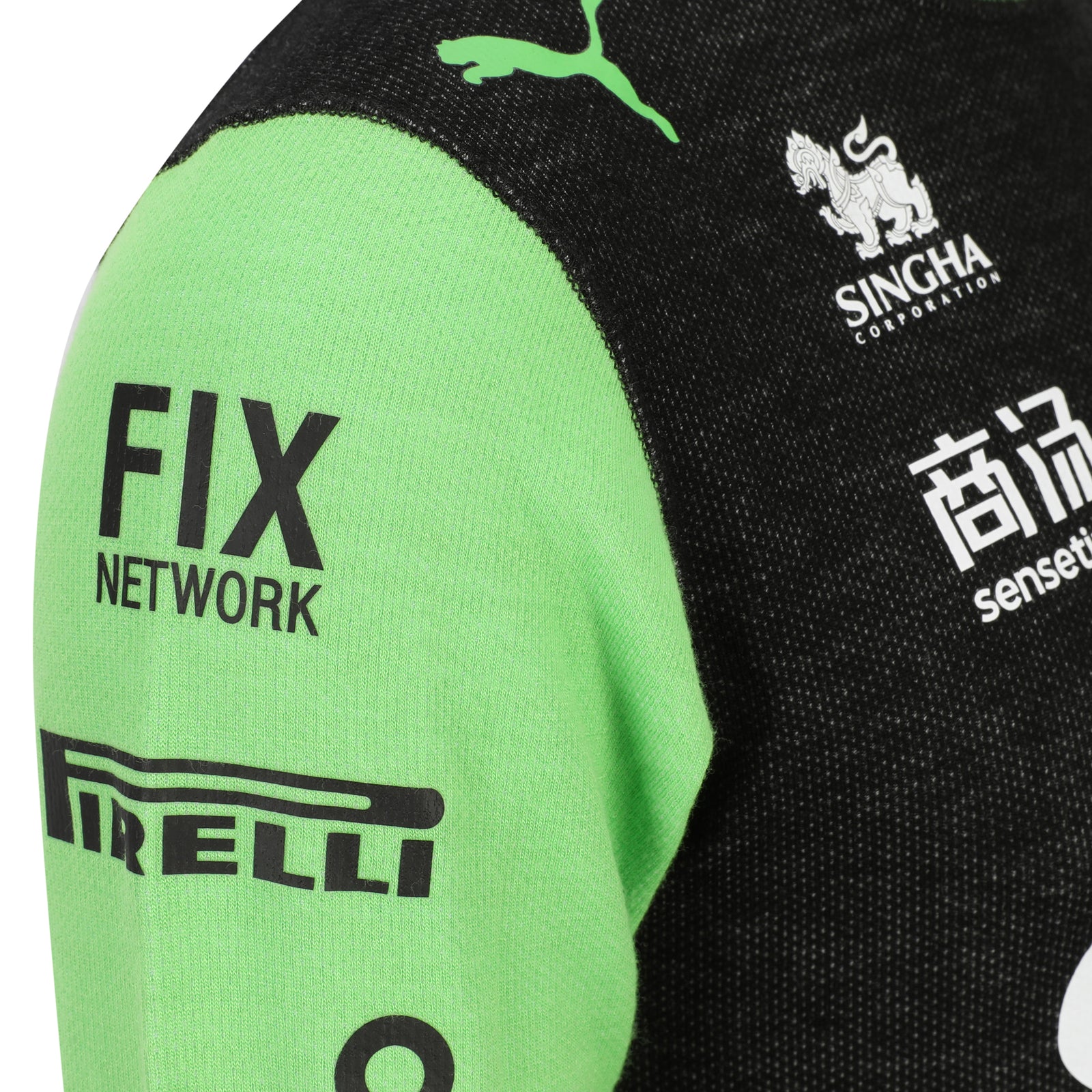 Gabriel Bortoleto Stake Sauber 2025 Signed Nomex - Green and Black