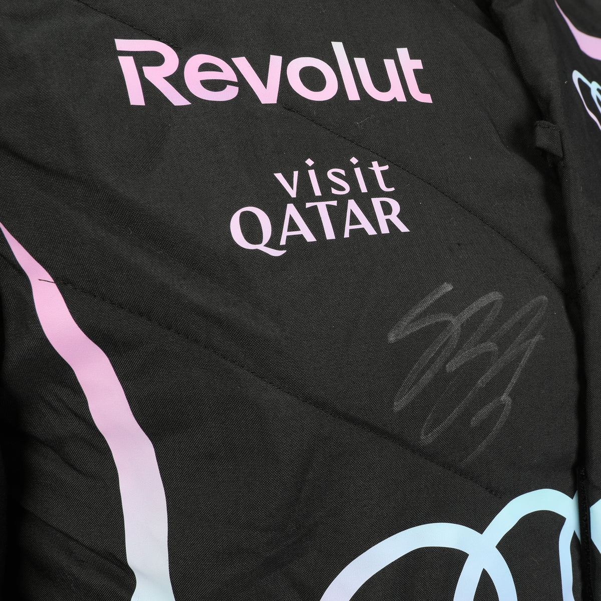 The Austin Auction LOT 001 - Gabriel Bortoletto Signed 2026 Grand Prix Used Audi Revolut F1 Team Race Suit - Miami GP