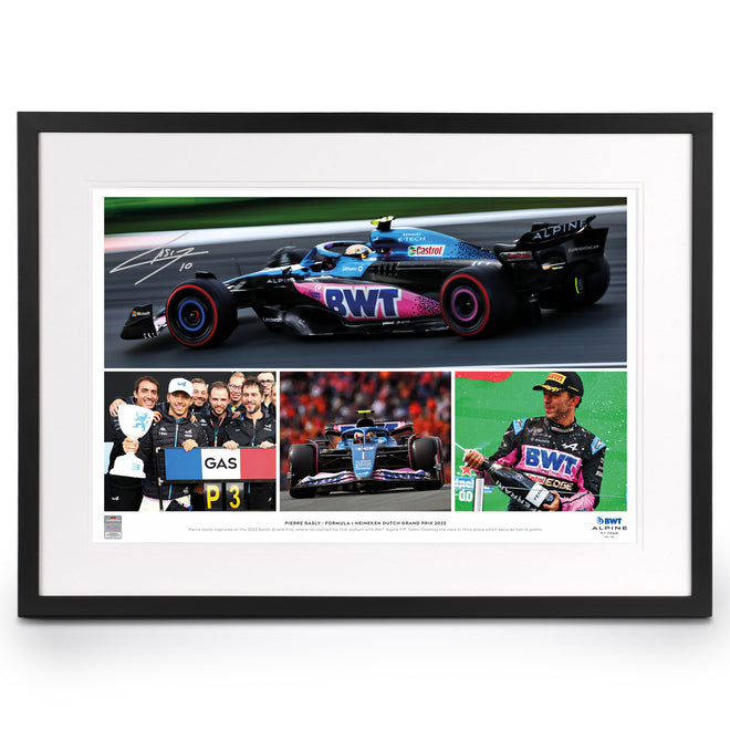 LOT 008 - Pierre Gasly 2023 Signed Photo – Dutch GP