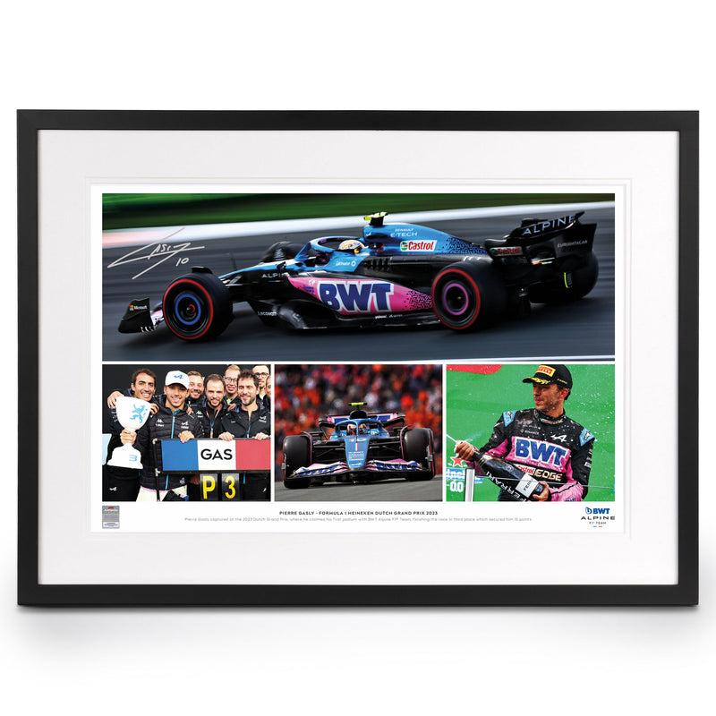 LOT 008 - Pierre Gasly 2023 Signed Photo – Dutch GP