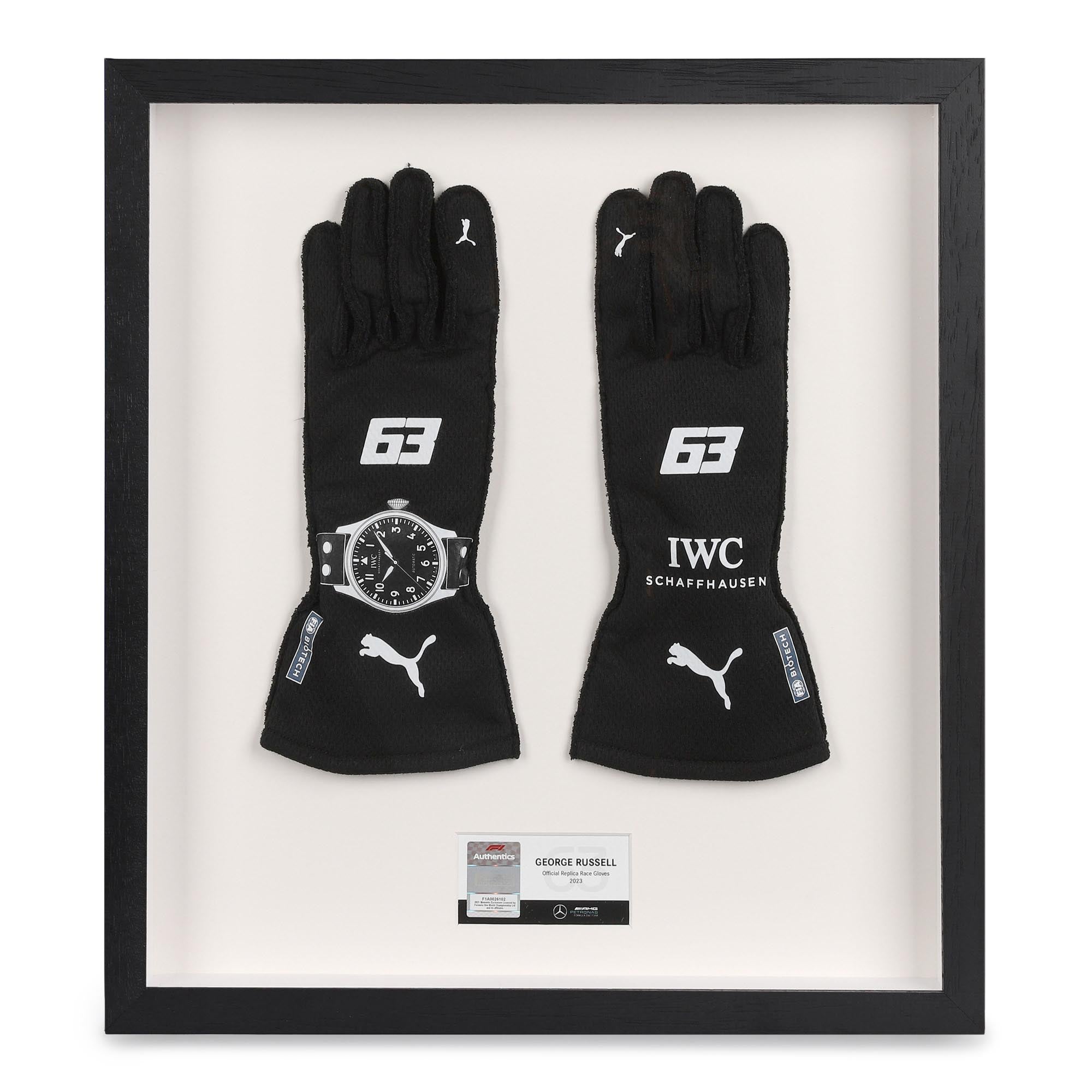 Officially Licensed 2023 Mercedes-AMG Petronas F1 Team Gloves - George Russell Edition