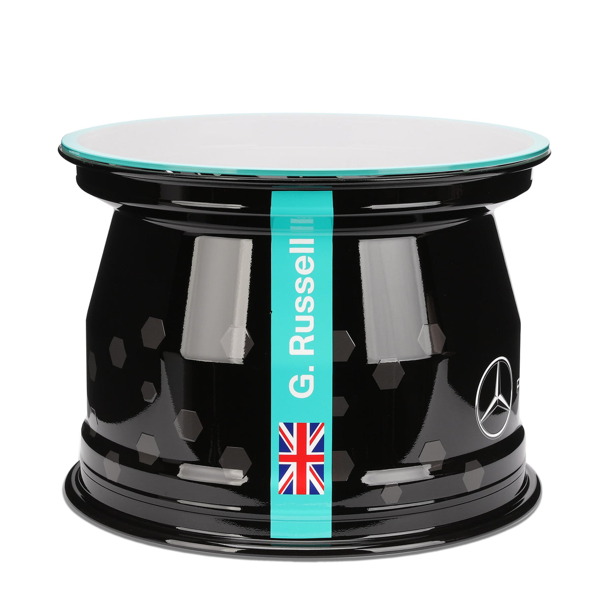 Amg Table George Russell Mercedes AMG Front Wheel Rim Table | F1 Authentics