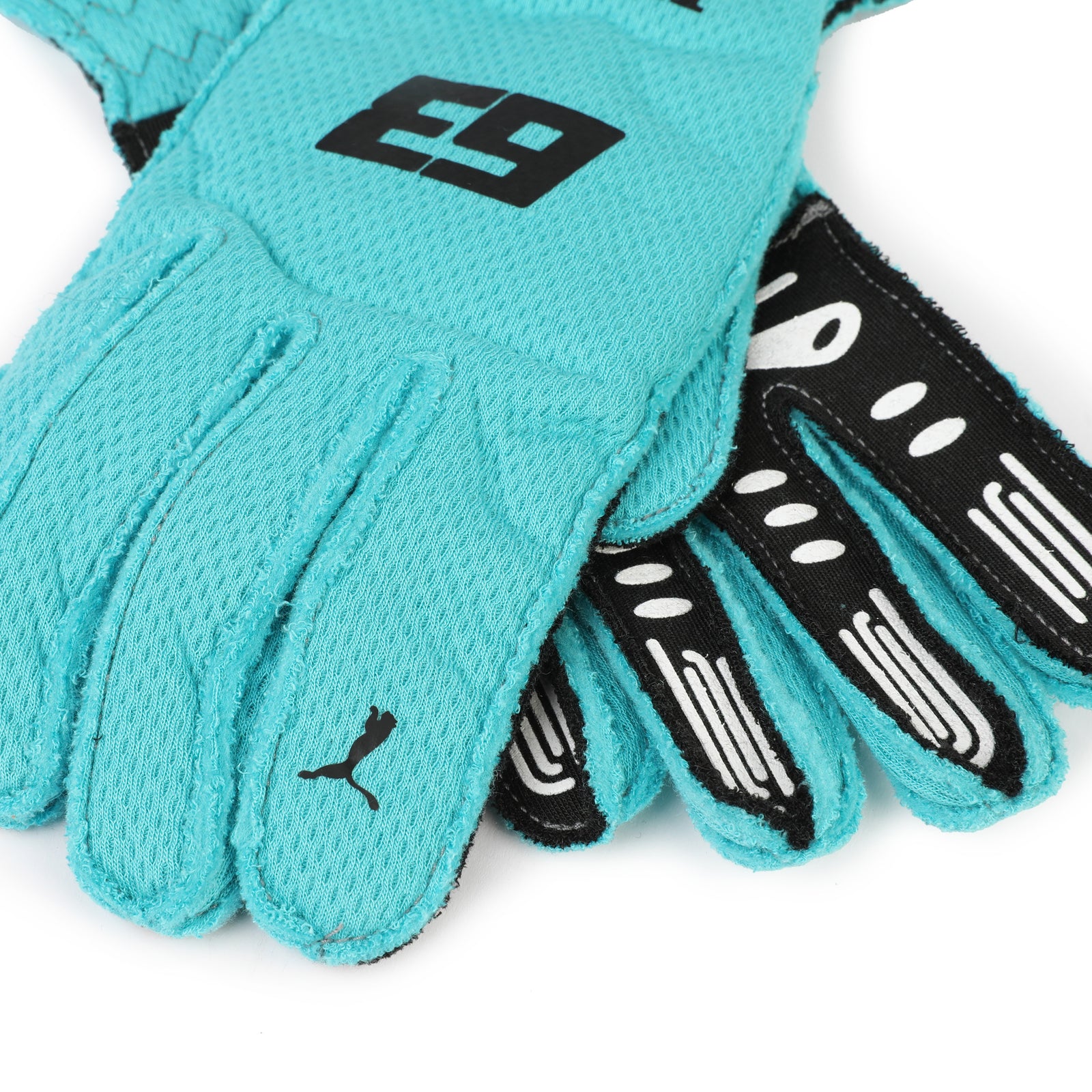 Season Launch LOT 407 - George Russell 2024 Mercedes Gloves - Charity Listing