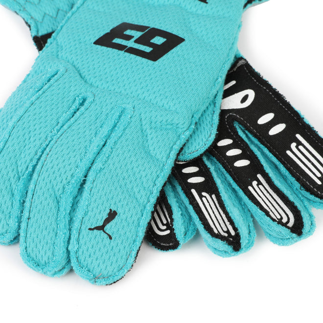 Season Launch LOT 022 - George Russell 2024 Mercedes Gloves - Mercedes COA