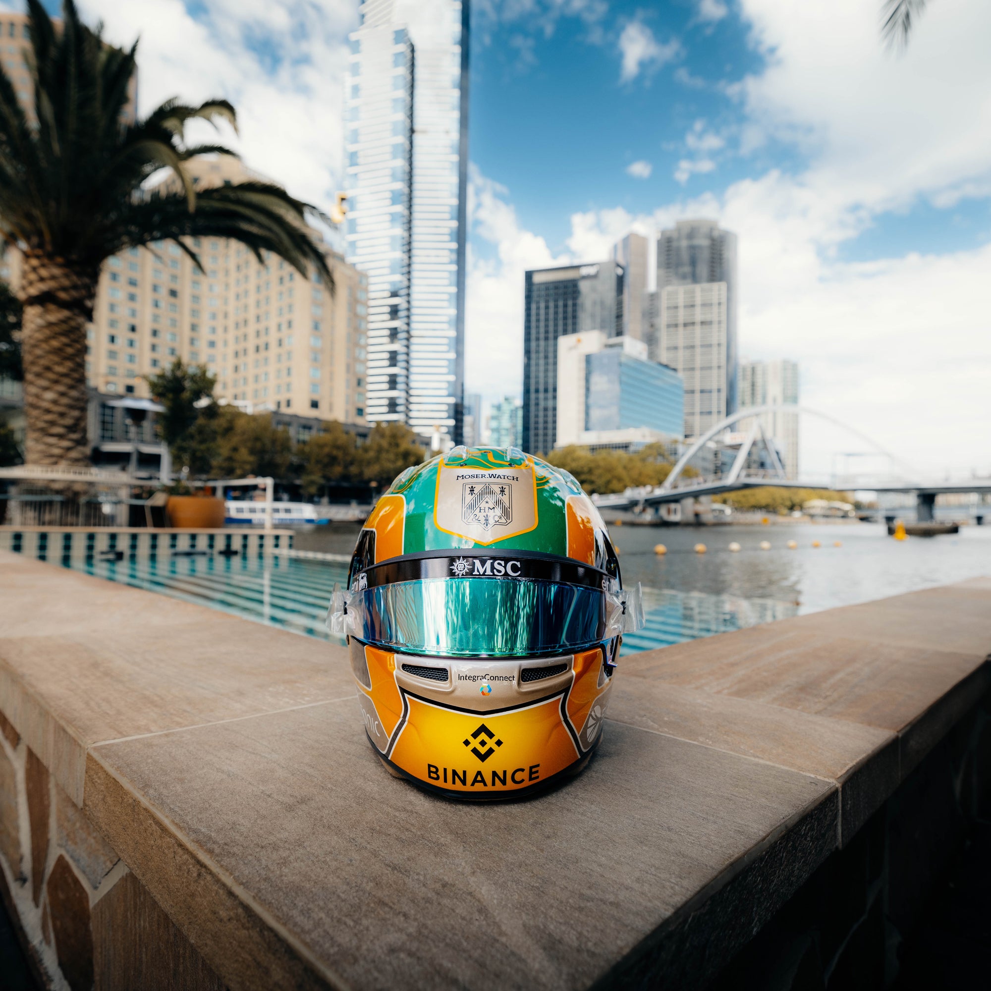 Pierre Gasly 2025 Signed Grand Prix Used Helmet – Australian GP