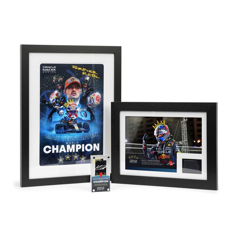 Max Verstappen 2024 'World Champion' Oracle Red Bull Racing Replica Bodywork & Photo