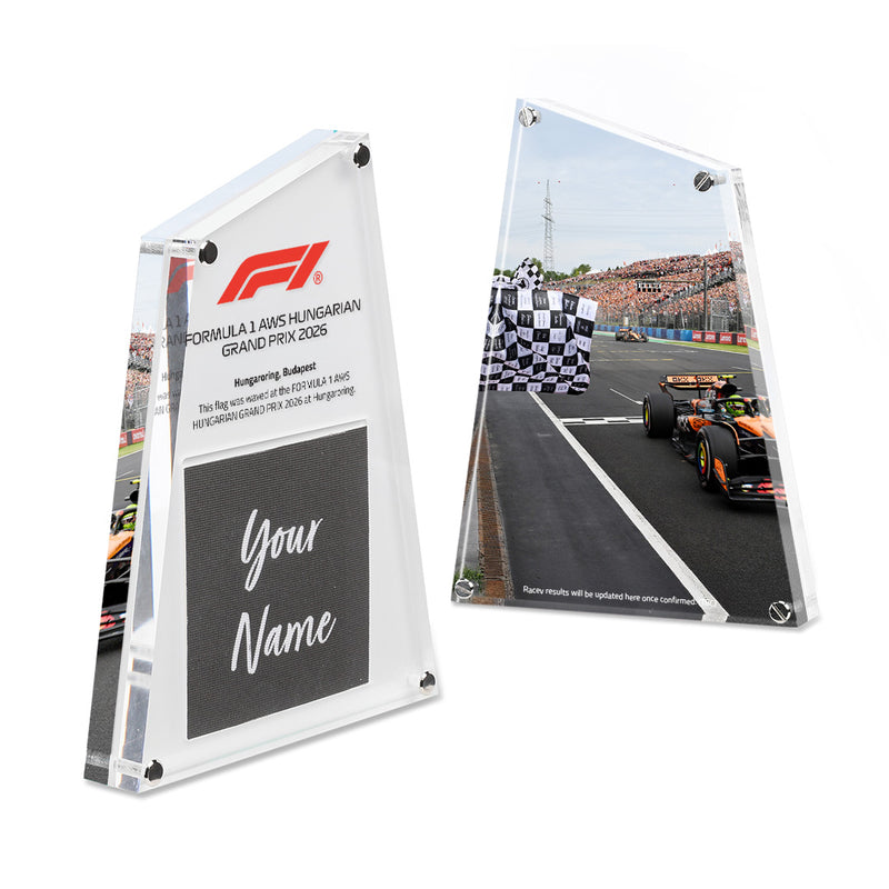 Hungarian GP 2026 - Personalised F1® Flag
