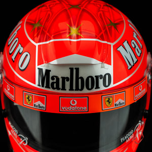 Michael Schumacher Signed 2004 Scuderia Ferrari Replica Helmet - With HANS