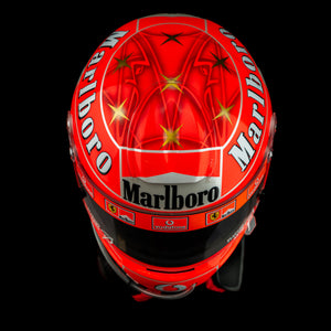 Michael Schumacher Signed 2004 Scuderia Ferrari Replica Helmet - With HANS