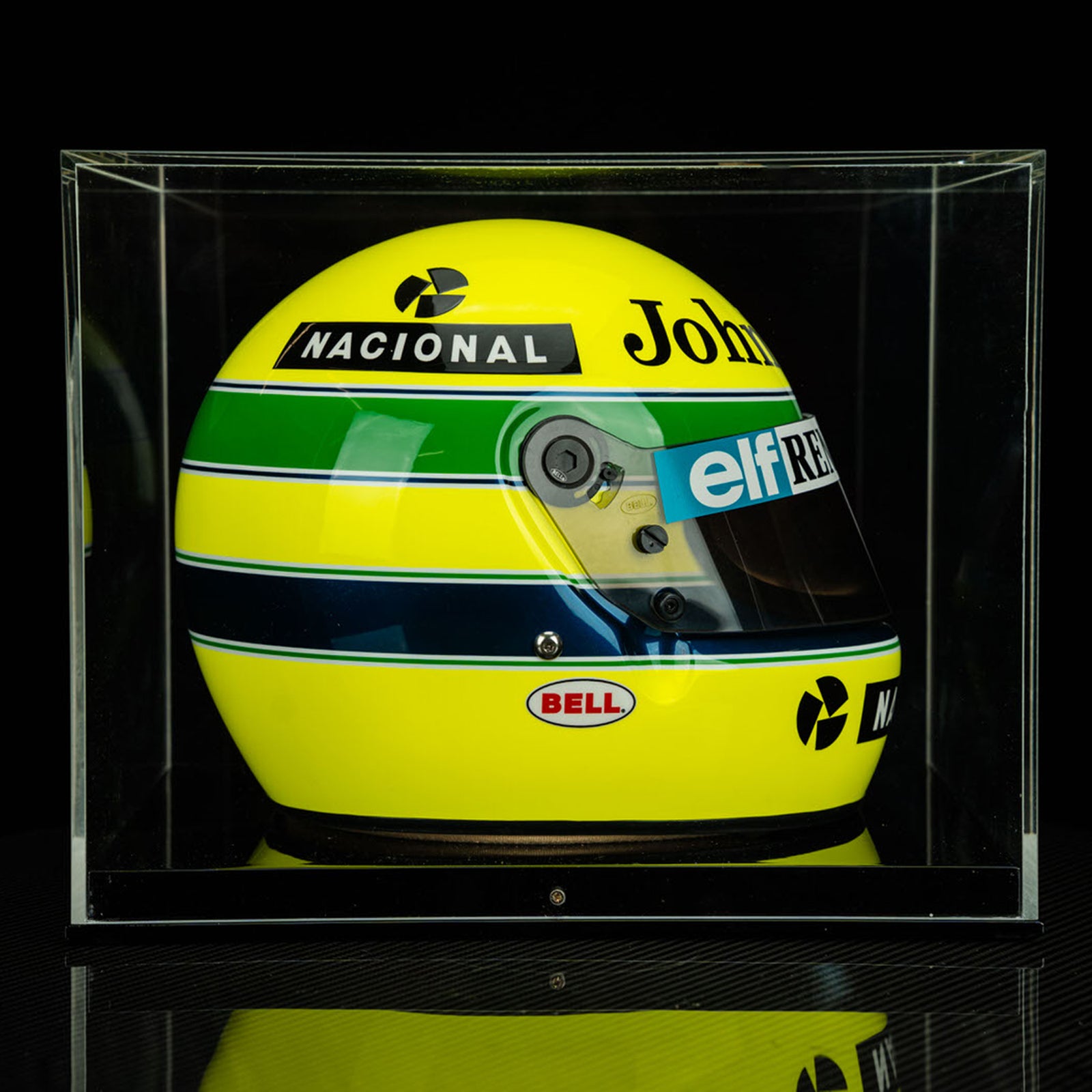 Ayrton Senna 1985 Official Bell Replica Helmet