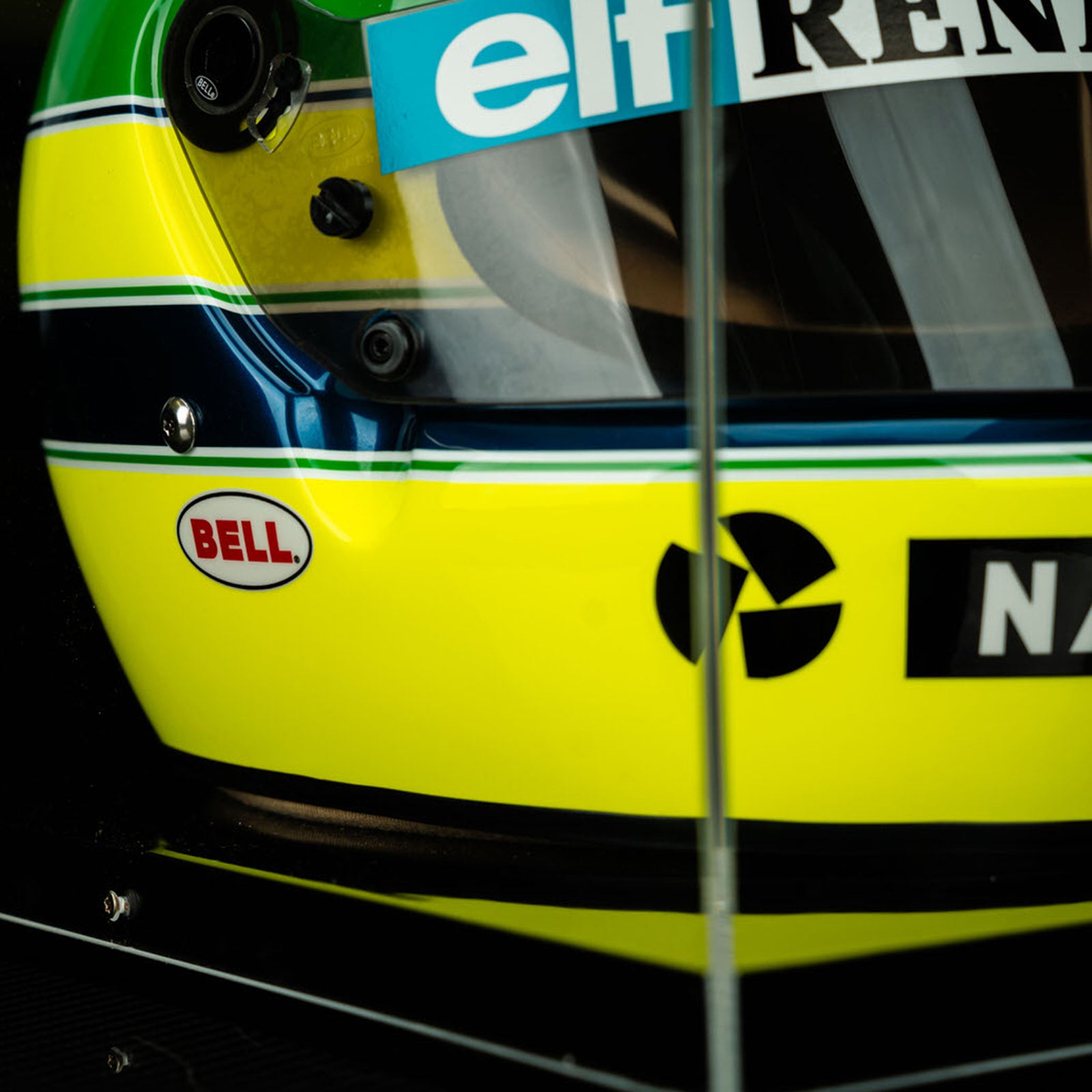Ayrton Senna 1985 Official Bell Replica Helmet