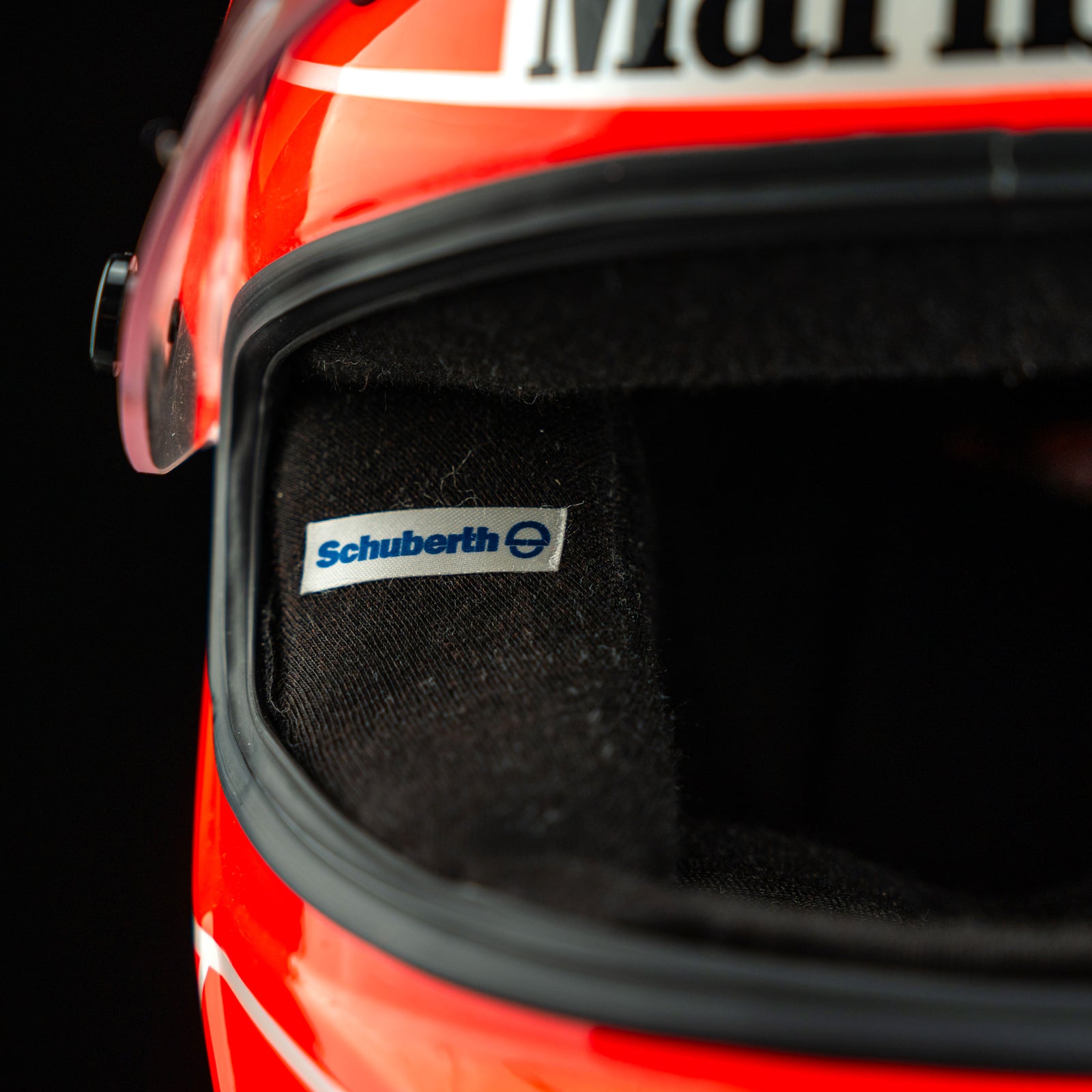 Michael Schumacher 2004 Helmet - Monza Replica Signed with HANS device