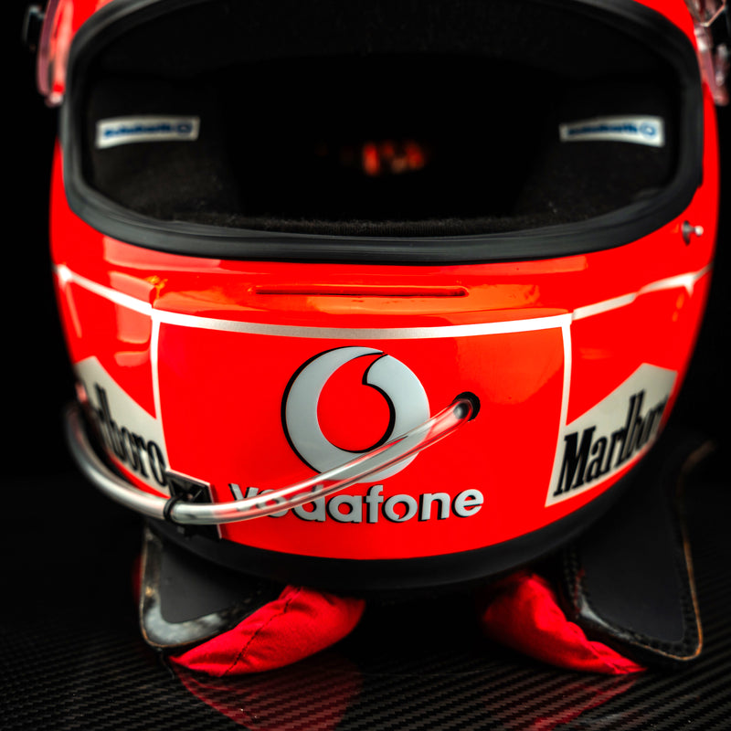 Michael Schumacher Signed 2004 Scuderia Ferrari Replica Helmet - With HANS