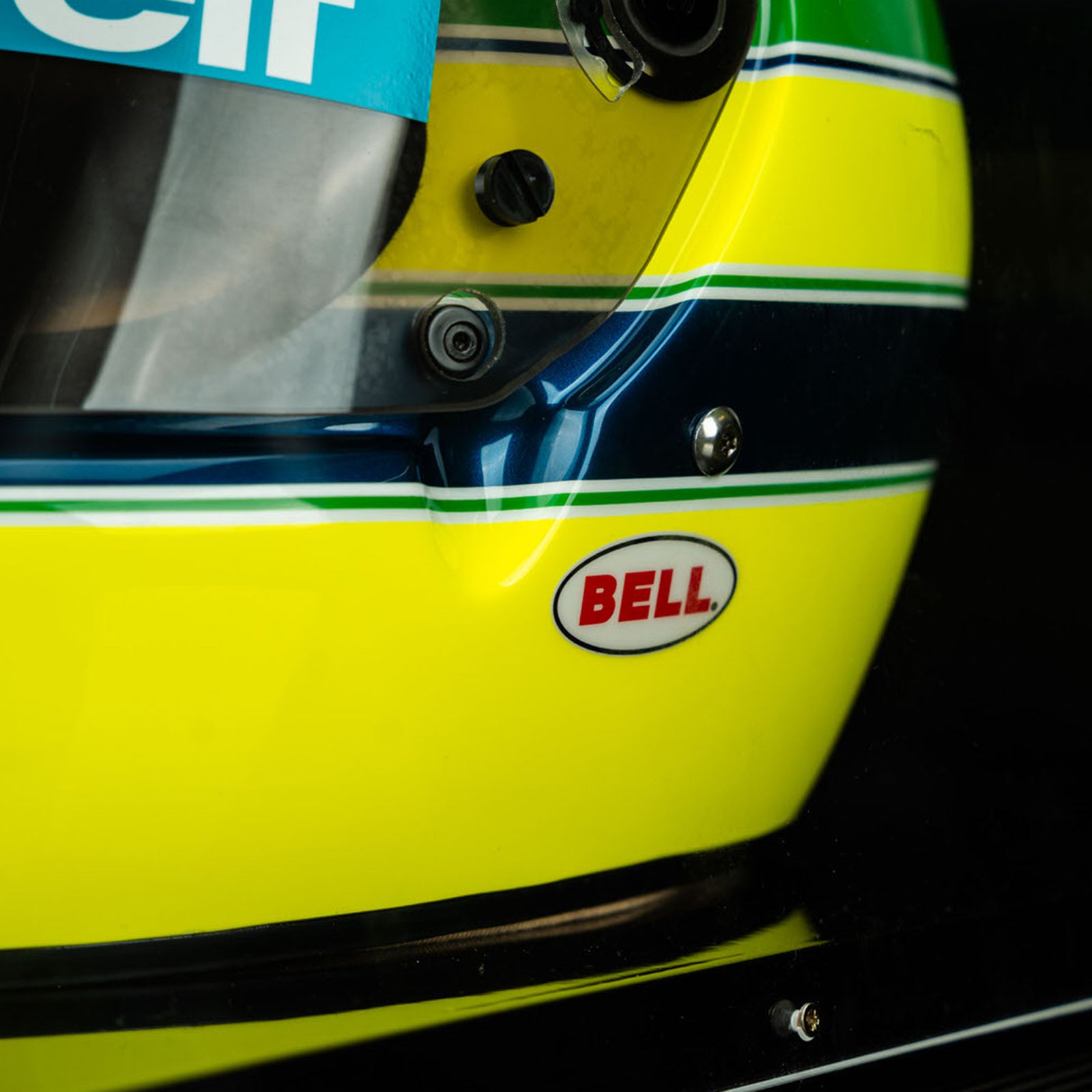 Ayrton Senna 1985 Official Bell Replica Helmet