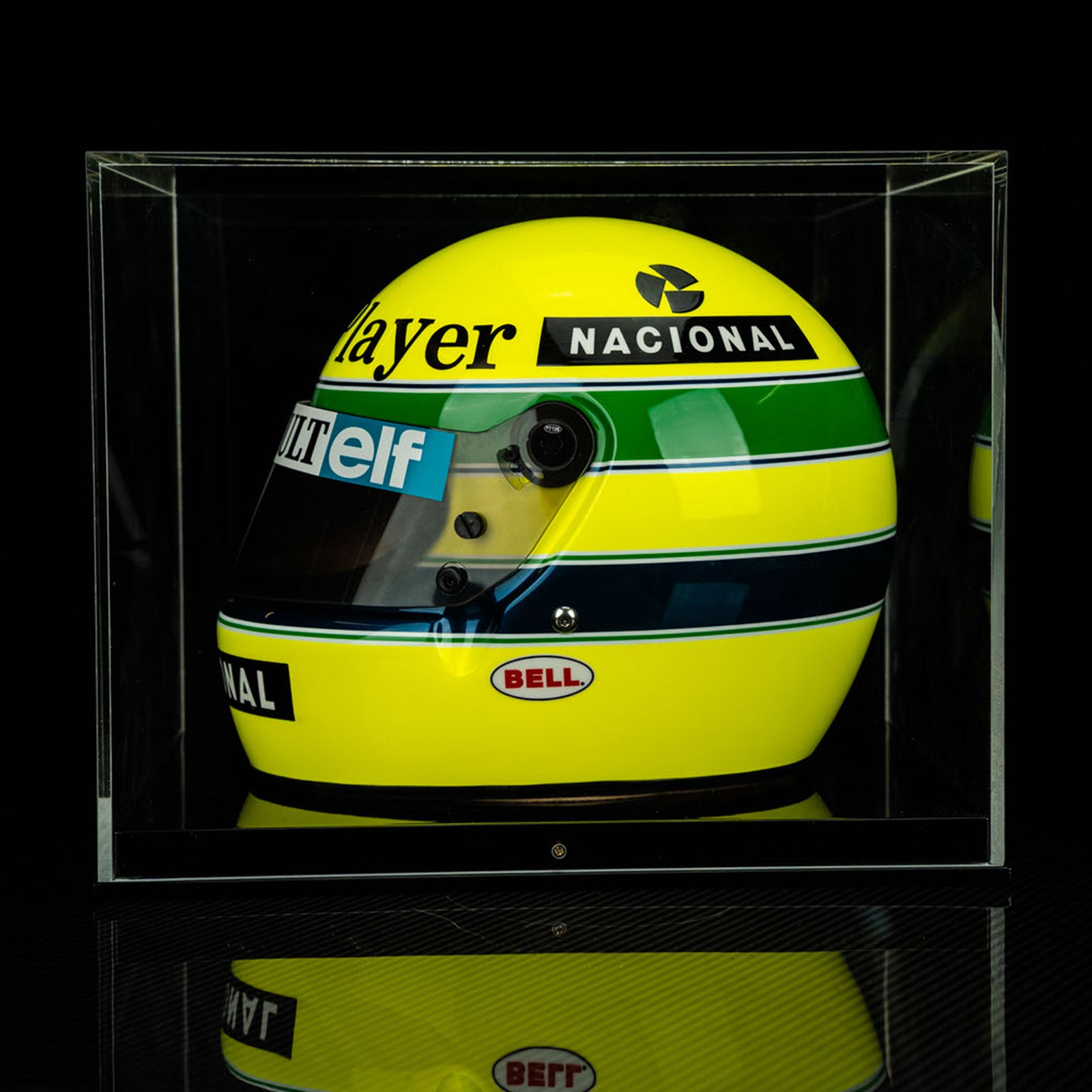Ayrton Senna 1985 Official Bell Replica Helmet