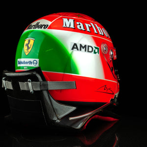 Michael Schumacher Signed 2004 Scuderia Ferrari Replica Helmet - With HANS