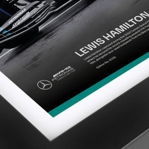 Limited Edition Lewis Hamilton 2020 Mercedes AMG Petronas F1 Team Bodywork & Photo - Turkish GP